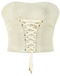 Saint Ones - Auraveyn Veil Corset Top - Lyst