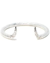 NASI SILVER - Adjustable Fishtail Ring- Topaz - Lyst