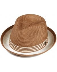 Dasmarca Hats - Dasmarca Jordan Tan And Cream Two Tone Summer Crushable Hat Packable Hat For - Lyst