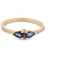 Ebru Jewelry - Loyalty Sapphire & Diamond Solid Ring - Lyst