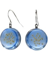 Laura Daili - Queen Anne's Lace Glass Earrings - Lyst