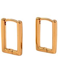 1610Istanbul - Modern Minimal Hoop Earrings - Lyst