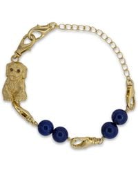 Frenvyrn - Puppy Convertible Lapis Bracelet Bag Charm Small - Lyst