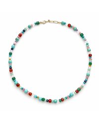 Angel Barocco - Multi-Gemstone Beaded Necklace - Lyst