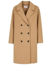 Guards London - Neutrals Flora Wool Cashmere Double Breasted Coat - Lyst
