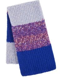 Cara & The Sky - Leia Stripe Oversized Chunky Knitted Scarf - Lyst