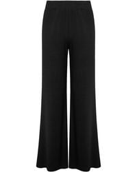 Mandragora - Knit Pants With A Straight Leg And High Waist Made Of Viscose – Ivy - Lyst