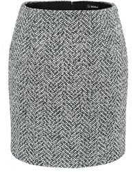 Smart and Joy - Straight Short Tweed Skirt - Lyst