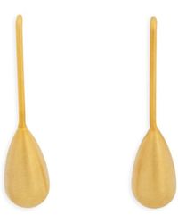 Saachi - Metal Petal Drop Earrings - Lyst