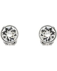 Emma Holland Jewellery - Platinum Crystal Stud Clip Earrings - Lyst