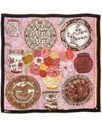 Kueen - Neutrals Silk Scarf - Lyst