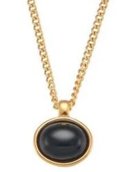 Nazzar - Oval Onyx Pendant Necklace - Lyst