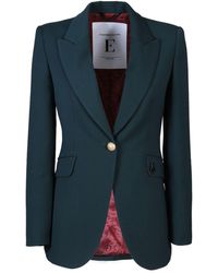 The Extreme Collection - Single Breasted Premium Crepe Blazer Paris - Lyst