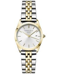 ROSEFIELD - Ladies The Ace Xs Watch Sunray Dial With Steel And Duotone Strap - Lyst