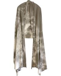 Zenzee - Neutrals Silk Cashmere Wrap - Lyst
