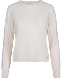 tirillm - Sasha Basic Cashmere Pullover With Round Neck, Off - Lyst