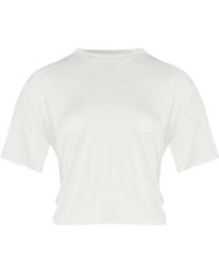 Pcfg - Free Heaven Crop Draped Tshirt - Lyst