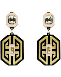 Gissa Bicalho - Acrylic Handmade Earring Meander Candy - Lyst