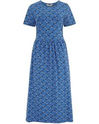 Sugarhill - Sofia Jersey Midi Dress, Folklore Twist - Lyst