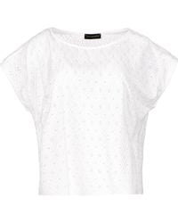 Conquista - Sleeveless Embroidered Top - Lyst