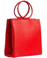 Laura Olaru - Orlene Croco Leather Bag - Lyst
