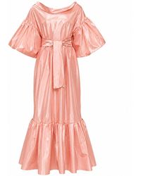 Miro Misljen - Blush Satin Dream Dress - Lyst