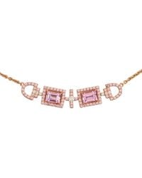 Juvetti - Rose Ciceris Rose Necklace Sapphires & Diamonds - Lyst