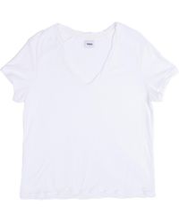 Vænn - Slub Deep V Tee - Lyst