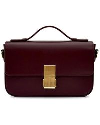 Apatchy London - The Flora Burgundy Leather Bag - Lyst