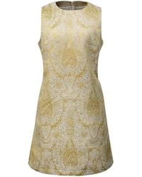 Smart and Joy - Brocade Minimalist Mini Dress - Lyst