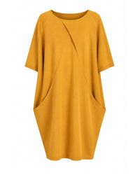 Conquista - Draped Pocket Shift Dress - Lyst