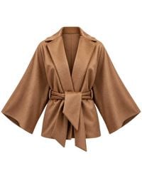 Humans & Land - Camel Kimono Jacket - Lyst