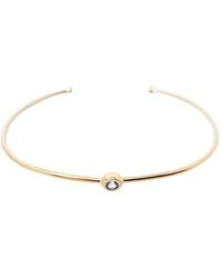 Harfi - Vermeil Plated Topaz Gem Bangle - Lyst