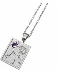 Cier - Aries Zodiac Necklace - Lyst