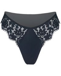 MONIQUE MORIN LINGERIE - Frisson Hi Leg Panty - Lyst