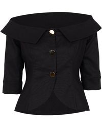 Zetaye - Celeste Linen Cotton Blazer - Lyst