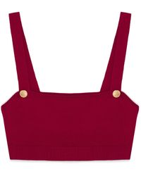 Peraluna - Elizabeth Knit Bralette - Lyst