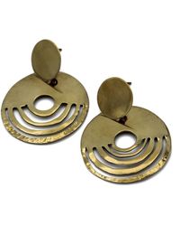 Lala Salama - Pepo Spiral Circle Earrings - Lyst