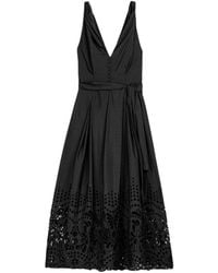 Nocturne - Sleeveless Embroidered Midi Dress - Lyst