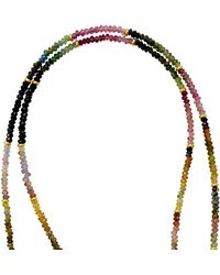 Bombyx House - Tiny Tourmaline Ombre Bead Long Necklace - Lyst