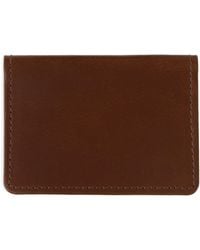 VIDA VIDA - Classic Tan Leather Travel Card Holder - Lyst