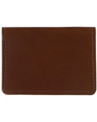 VIDA VIDA - Classic Tan Leather Travel Card Holder - Lyst