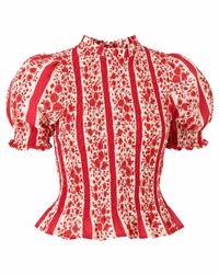 Mind Traveler - Chia Floral Short-Sleeved Blouse - Lyst