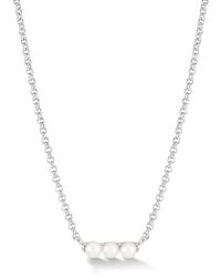Dower & Hall - Timeless Triple Pearl Row Pendant - Lyst