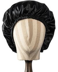 Soft Strokes Silk - Pure Mulberry Silk Double Layer Bonnet Dark Night - Lyst