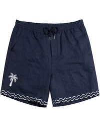 Far Afield - Palm Appliqué House Short - Lyst