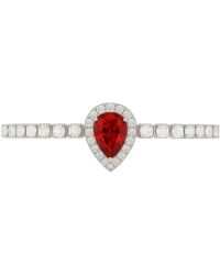 Maison De Gala - Ruby Teardrop Crystal Bracelet - Lyst