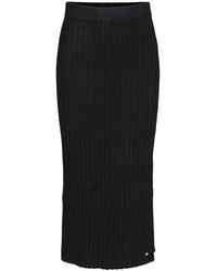 tirillm - "philippa" Rib Knitted Cashmere Ancle Long Skirt - Lyst