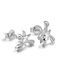 Lucy Quartermaine - Solid Sterling Splash Studs - Lyst