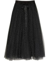 Tantra Spain Sl - Polka Dots Tulle A-Line Skirt With Waistband - Lyst